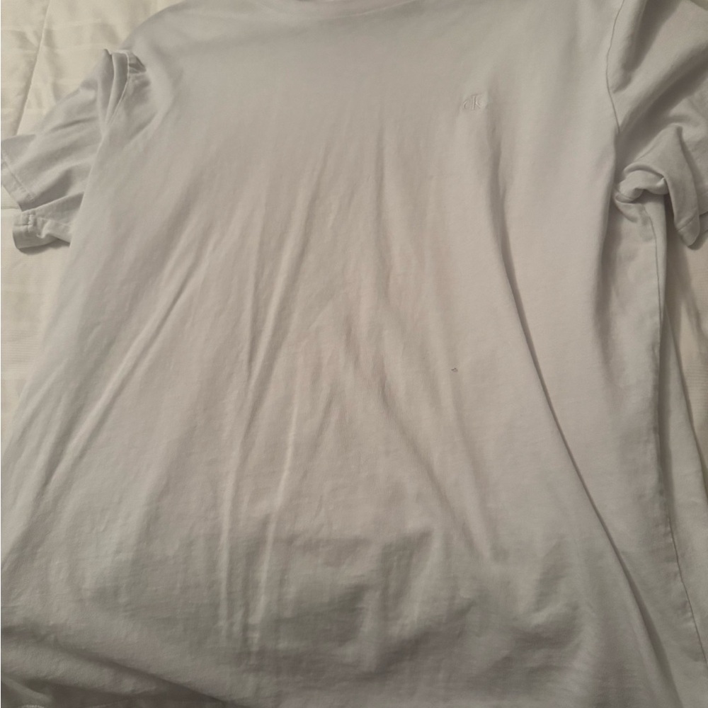 Calvin Klein white Short Sleeve Tee